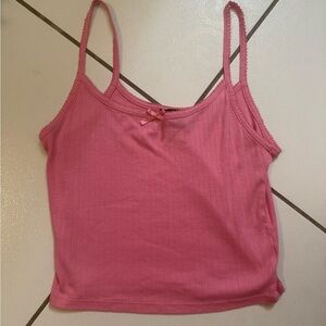 Forever 21 Pink Camisole with Bow Detail